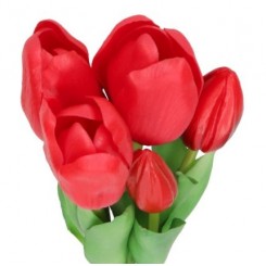 TULIPANY BUKIET TULIPANÓW GUMOWE GUMOWANE JAK ŻYWE