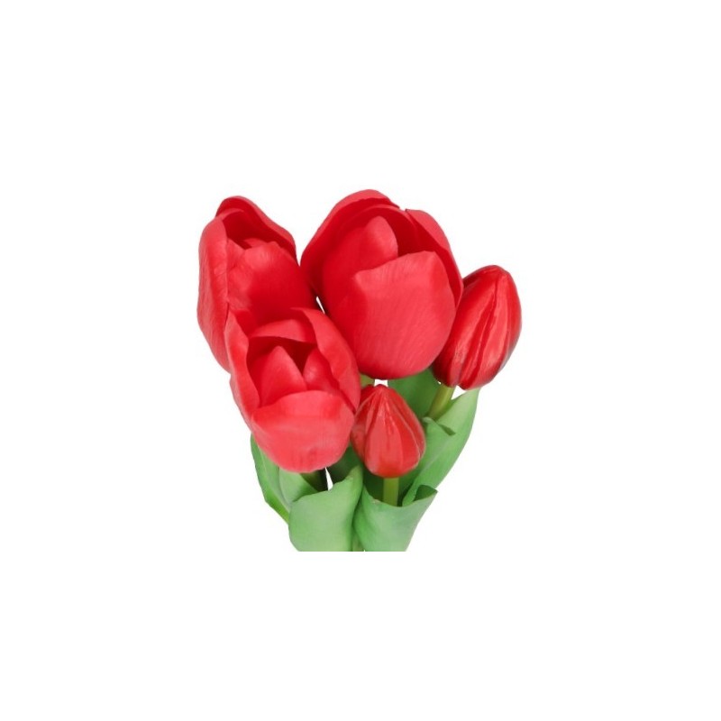 TULIPANY BUKIET TULIPANÓW GUMOWE GUMOWANE JAK ŻYWE