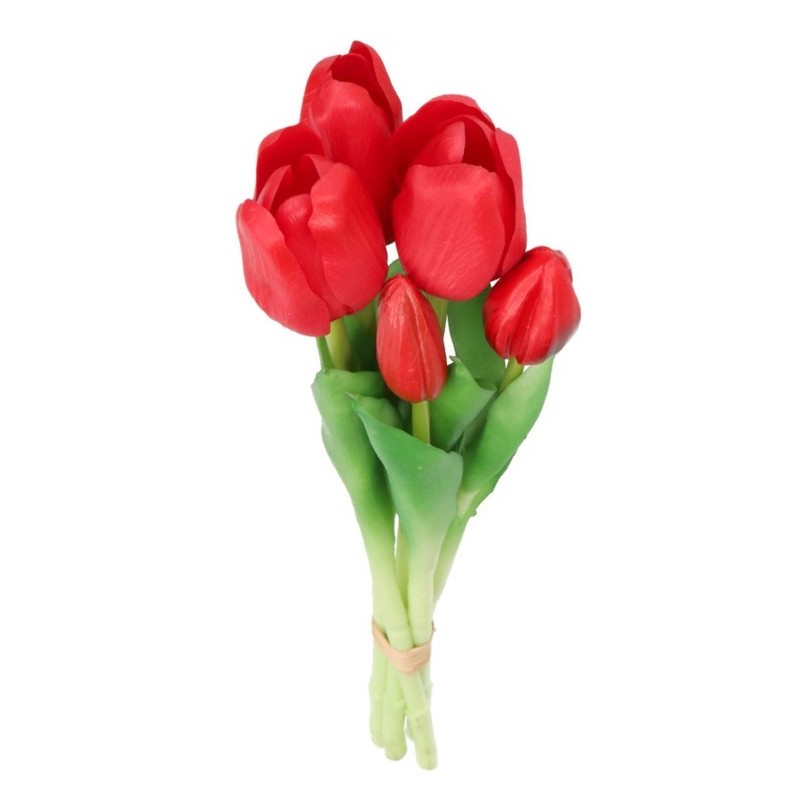 TULIPANY BUKIET TULIPANÓW GUMOWE GUMOWANE JAK ŻYWE