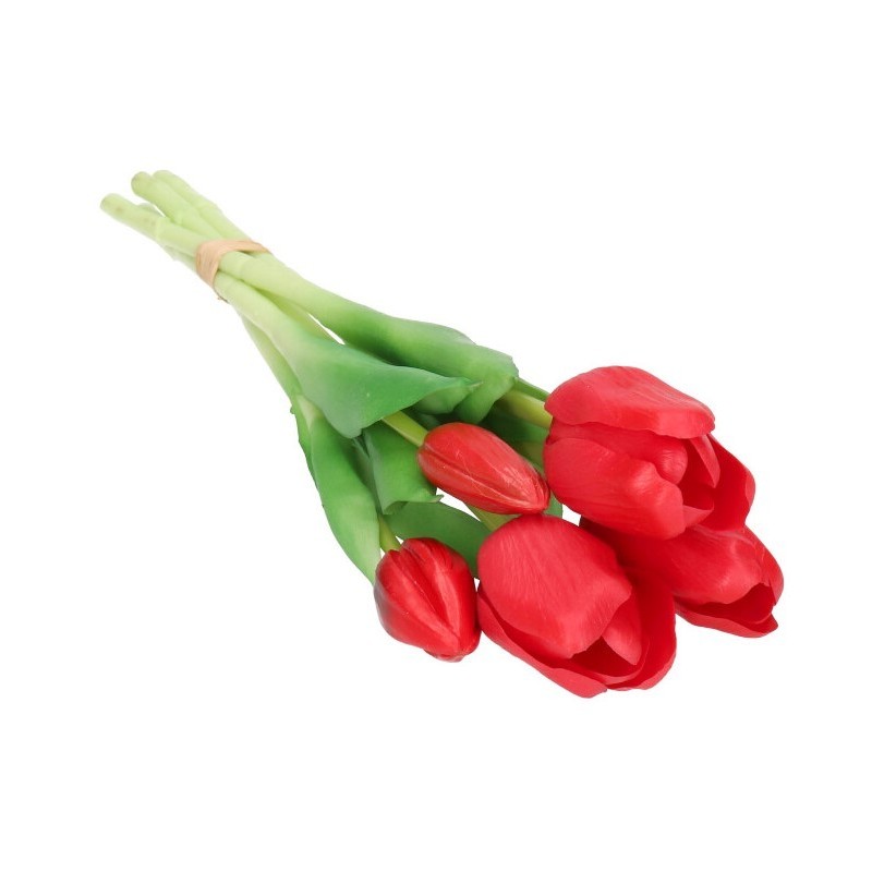 TULIPANY BUKIET TULIPANÓW GUMOWE GUMOWANE JAK ŻYWE