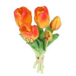 TULIPANY BUKIET TULIPANÓW GUMOWE GUMOWANE JAK ŻYWE