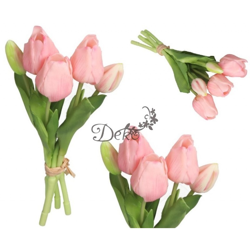 TULIPANY BUKIET TULIPANÓW GUMOWE GUMOWANE JAK ŻYWE