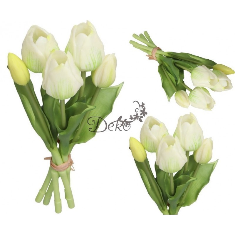 TULIPANY BUKIET TULIPANÓW GUMOWE GUMOWANE JAK ŻYWE