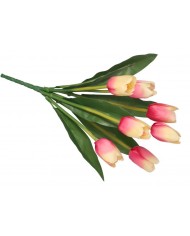 TULIPANY BUKIET TULIPANÓW GUMOWANE JAK ŻYWE 36CM