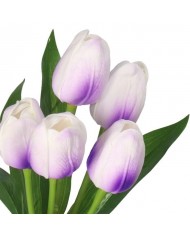 TULIPANY BUKIET TULIPANÓW GUMOWANE GUMOWE SILIKONOWE JAK ŻYWE