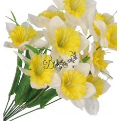 ŻONKILE BUKIET ŻONKILI GĘSTY DUŻY SZTUCZNE KWIATY