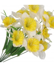 ŻONKILE BUKIET ŻONKILI GĘSTY DUŻY SZTUCZNE KWIATY