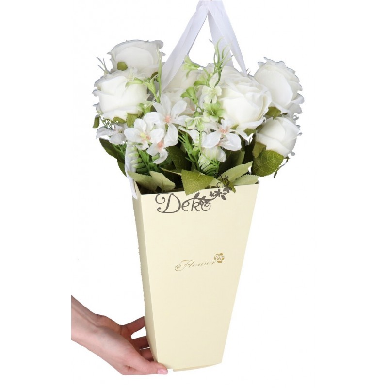 PUDEŁKO TOREBKA NA KWIATY FLOWER BOX 27 CM