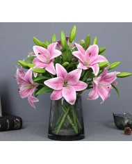 SZTUCZNE KWIATY GAŁĄZKI LILIA JAK ŻYWA KWIAT LILII