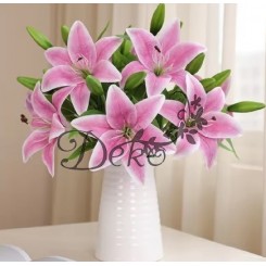 SZTUCZNE KWIATY GAŁĄZKI LILIA JAK ŻYWA KWIAT LILII