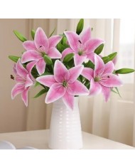 SZTUCZNE KWIATY GAŁĄZKI LILIA JAK ŻYWA KWIAT LILII