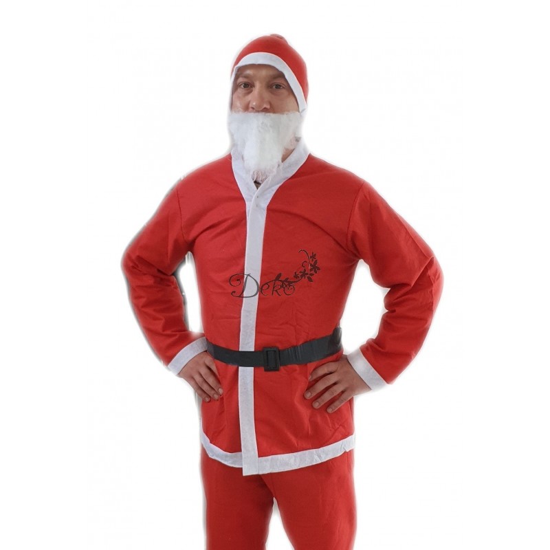 STRÓJ ŚWIĘTEGO MIKOŁAJA ZESTAW PRZEBRANIE KOSTIUM