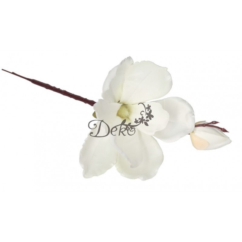 SZTUCZNE KWIATY ROŚLINY GAŁĄZKI GAŁĄZKA MAGNOLIA 35CM