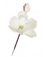 SZTUCZNE KWIATY ROŚLINY GAŁĄZKI GAŁĄZKA MAGNOLIA 35CM