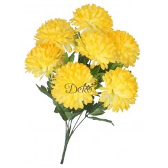 SZTUCZNE KWIATY JAK ŻYWE CHRYZANTEMA BUKIET DUŻY 7 GŁÓWEK