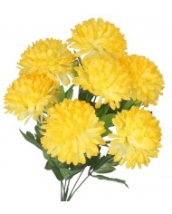SZTUCZNE KWIATY JAK ŻYWE CHRYZANTEMA BUKIET DUŻY 7 GŁÓWEK