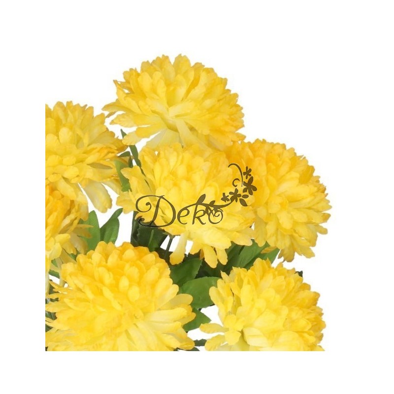SZTUCZNE KWIATY JAK ŻYWE CHRYZANTEMA BUKIET DUŻY 7 GŁÓWEK