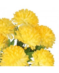 SZTUCZNE KWIATY JAK ŻYWE CHRYZANTEMA BUKIET DUŻY 7 GŁÓWEK