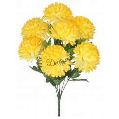 SZTUCZNE KWIATY JAK ŻYWE CHRYZANTEMA BUKIET DUŻY 7 GŁÓWEK