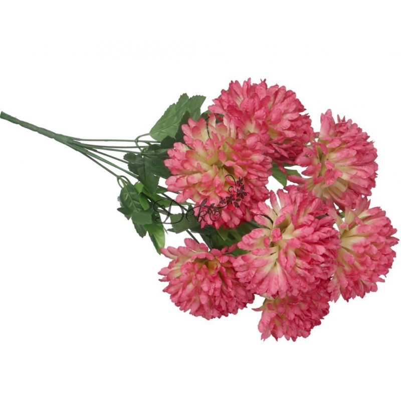 SZTUCZNE KWIATY JAK ŻYWE CHRYZANTEMA BUKIET DUŻY 7 GŁÓWEK