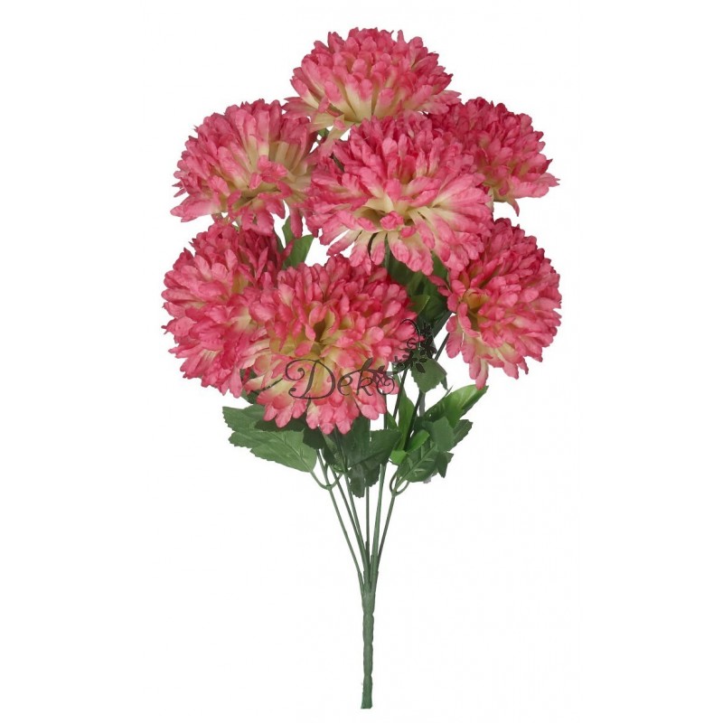 SZTUCZNE KWIATY JAK ŻYWE CHRYZANTEMA BUKIET DUŻY 7 GŁÓWEK