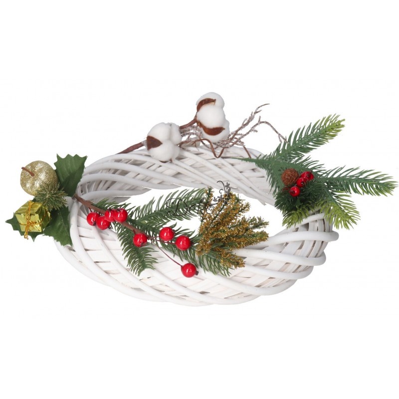 GAŁĄZKA DEKORACYJNA IGLIWIE Z BROKATEM 144 SZT GAŁĄZKI DO STROIKA