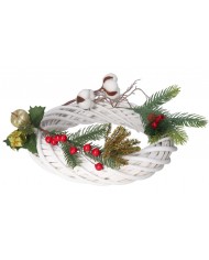 GAŁĄZKA DEKORACYJNA IGLIWIE Z BROKATEM 144 SZT GAŁĄZKI DO STROIKA