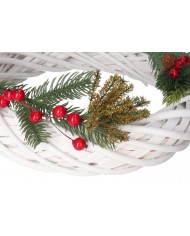 GAŁĄZKA DEKORACYJNA IGLIWIE Z BROKATEM 144 SZT GAŁĄZKI DO STROIKA