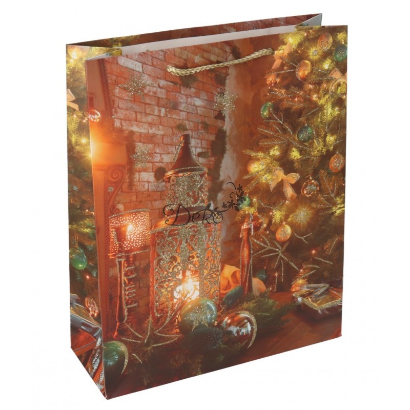 TOREBKA PREZENTOWA ŚWIĄTECZNA ŚREDNIA PREZENTY