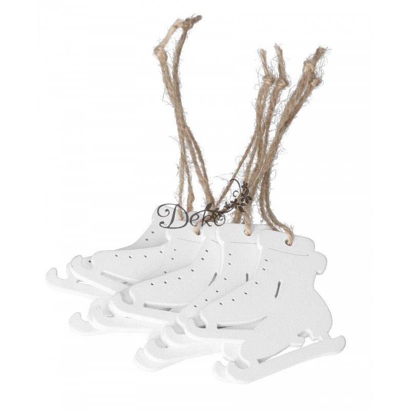 BOMBKI NA CHOINKĘ DREWNIANE OZDOBA STROIK 6SZT