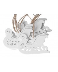 BOMBKI NA CHOINKĘ DREWNIANE OZDOBA STROIK 10SZT ANIOŁKI ANIOŁ