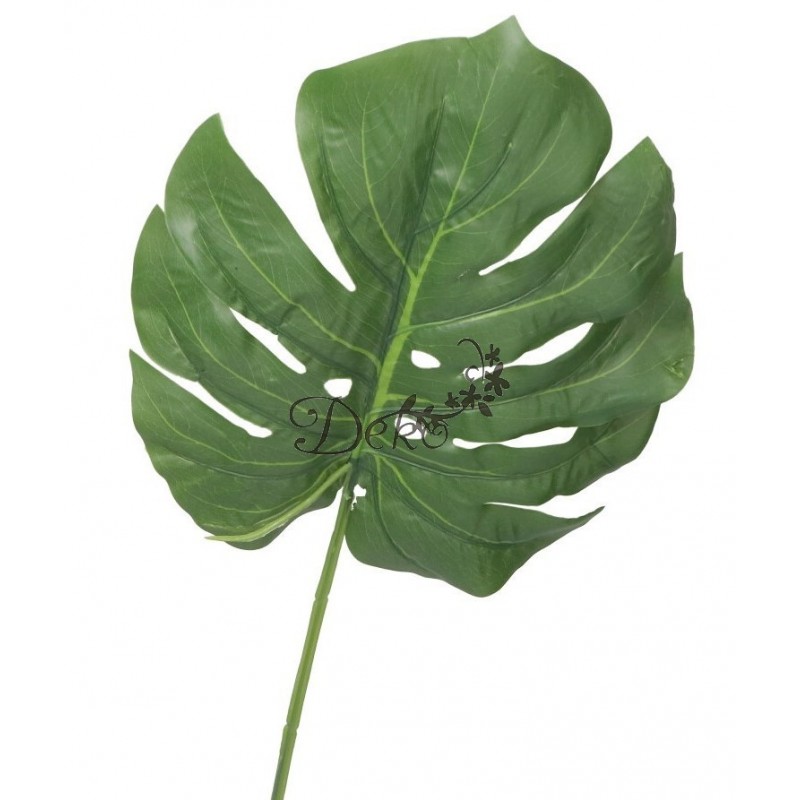 GAŁĄZKA MONSTERA DUŻA KWIATY SZTUCZNE JAK ŻYWE 66 CM