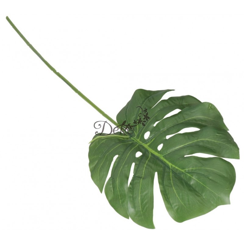 GAŁĄZKA MONSTERA DUŻA KWIATY SZTUCZNE JAK ŻYWE 66 CM