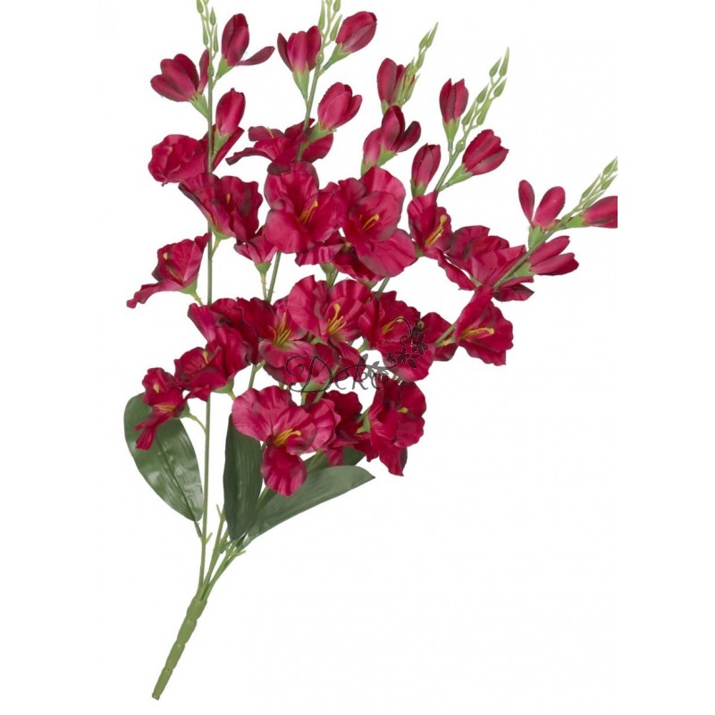 SZTUCZNE KWIATY BUKIET GĘSTY DUŻY MIECZYK MIECZYKI