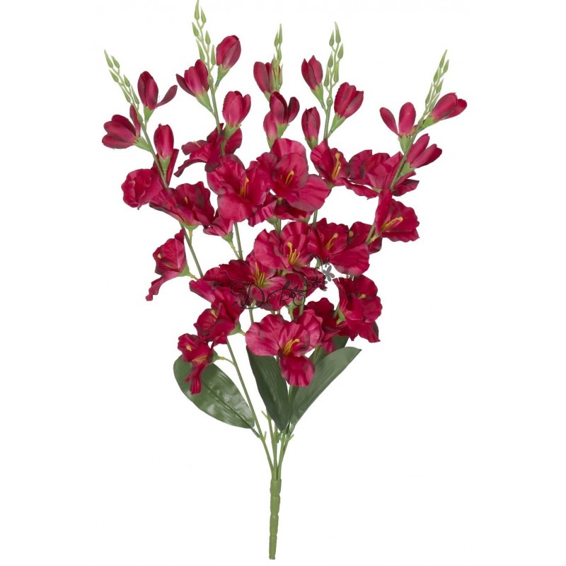 SZTUCZNE KWIATY BUKIET GĘSTY DUŻY MIECZYK MIECZYKI