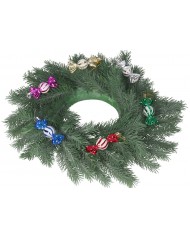 BOMBKI PLASTIKOWE NA CHOINKĘ STROIK 6SZT BOMBKI CHOINKOWE