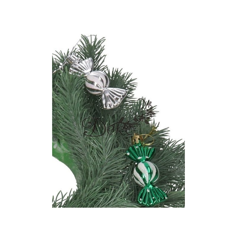 BOMBKI PLASTIKOWE NA CHOINKĘ STROIK 6SZT BOMBKI CHOINKOWE