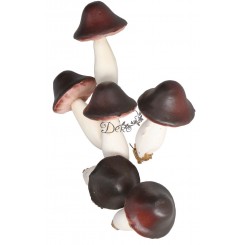 GRZYBKI DEKORACYJNE 6SZT OZDOBA DO STROIKA