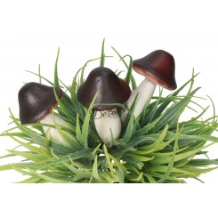 GRZYBKI DEKORACYJNE 6SZT OZDOBA DO STROIKA