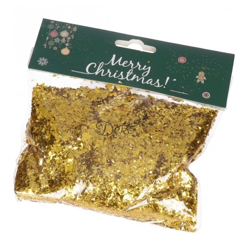 ŚNIEG DEKORACYJNY 50G ŚNIEG DO OZDABIANIA PŁATKI FOLII