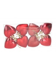 BOMBKI PLASTIKOWE NA CHOINKĘ STROIK 8SZT BOMBKI CHOINKOWE