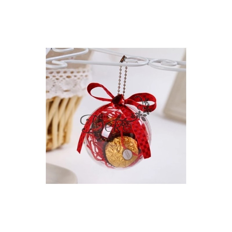 BOMBKA AKRYLOWA KULA PLASTIKOWA 7 CM