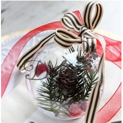 BOMBKA AKRYLOWA KULA PLASTIKOWA 7 CM