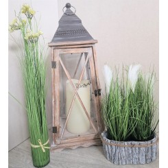 DONICZKA OSŁONKA DREWNIANA KORA KORYTKO DONICZKI 25CM