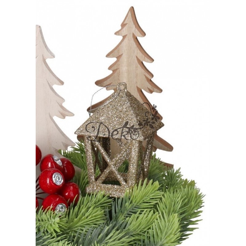 BOMBKI PLASTIKOWE NA CHOINKĘ STROIK BOMBKI CHOINKOWE LATARNIA