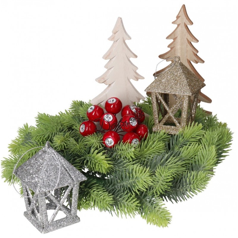 BOMBKI PLASTIKOWE NA CHOINKĘ STROIK BOMBKI CHOINKOWE LATARNIA