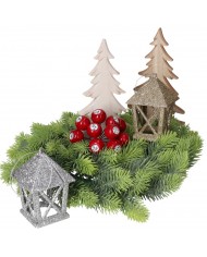 BOMBKI PLASTIKOWE NA CHOINKĘ STROIK BOMBKI CHOINKOWE LATARNIA