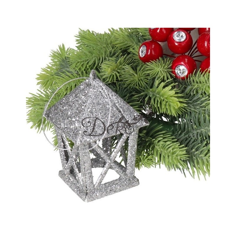 BOMBKI PLASTIKOWE NA CHOINKĘ STROIK BOMBKI CHOINKOWE LATARNIA