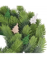 OZDOBY ŚWIĄTECZNE DREWNIANE DO STROIKA 36SZT CHOINKA CHOINKI