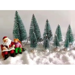 CHOINKA CHOINKI DEKORACYJNE SZTUCZNE DRZEWKO 7SZT